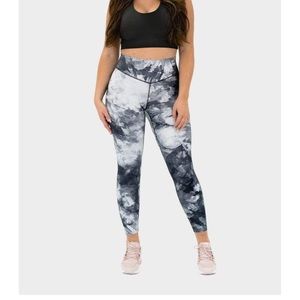 Balance Athletica black tie dye leggings